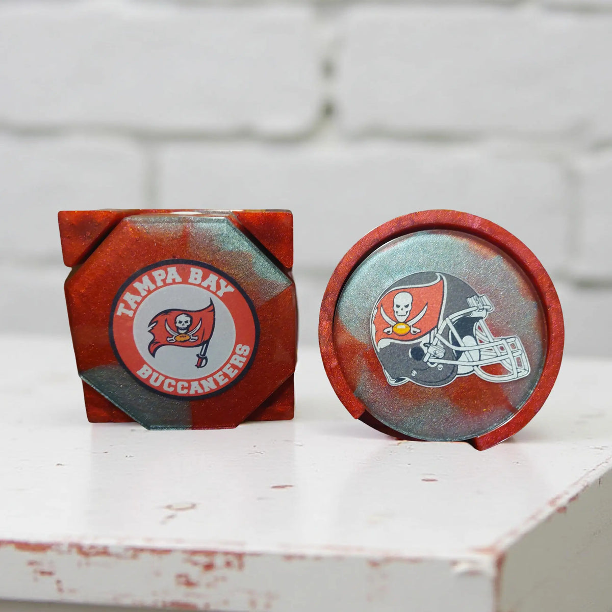 Resin Team Coaster Set - NFL Kaylas Candles and Creations