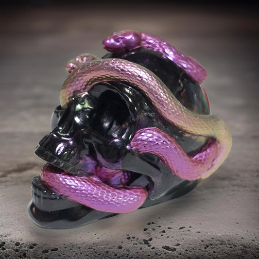 Black Snake Skull Kaylas Candles and Creations