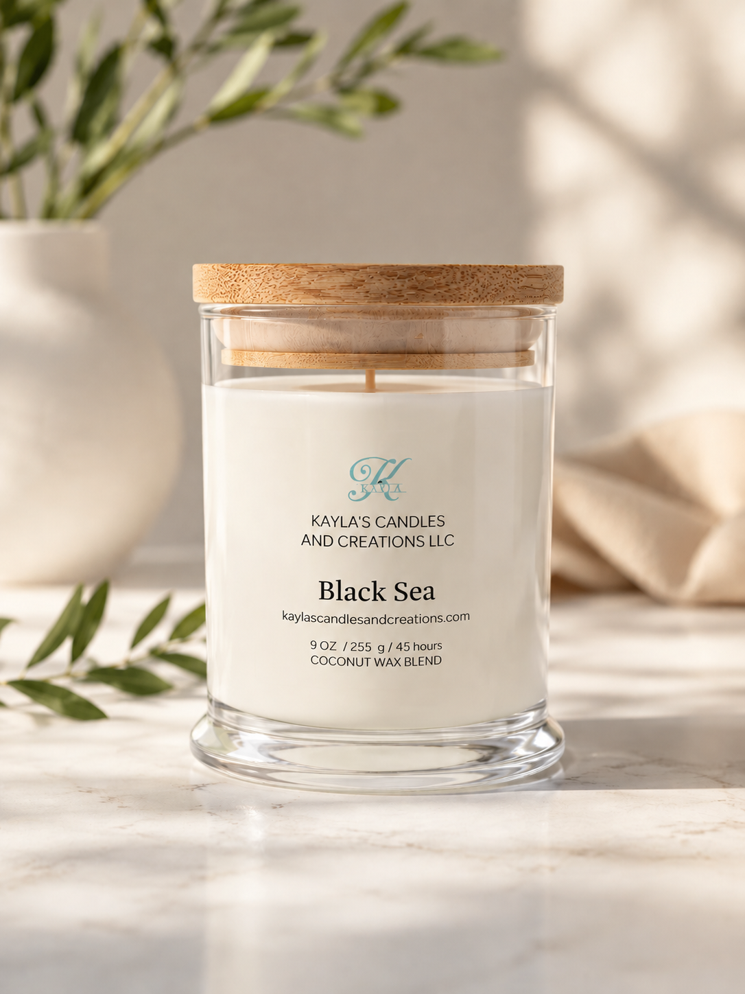 Black Sea Coconut Wax Candle | 9oz