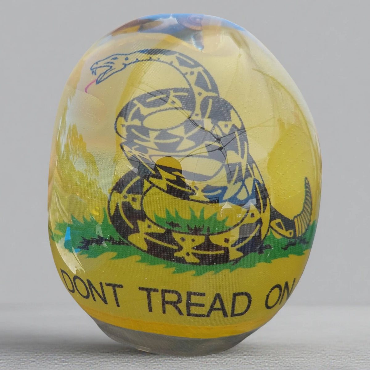 Extra Large Don't Tread On Me Flag Skull Kaylas Candles and Creations