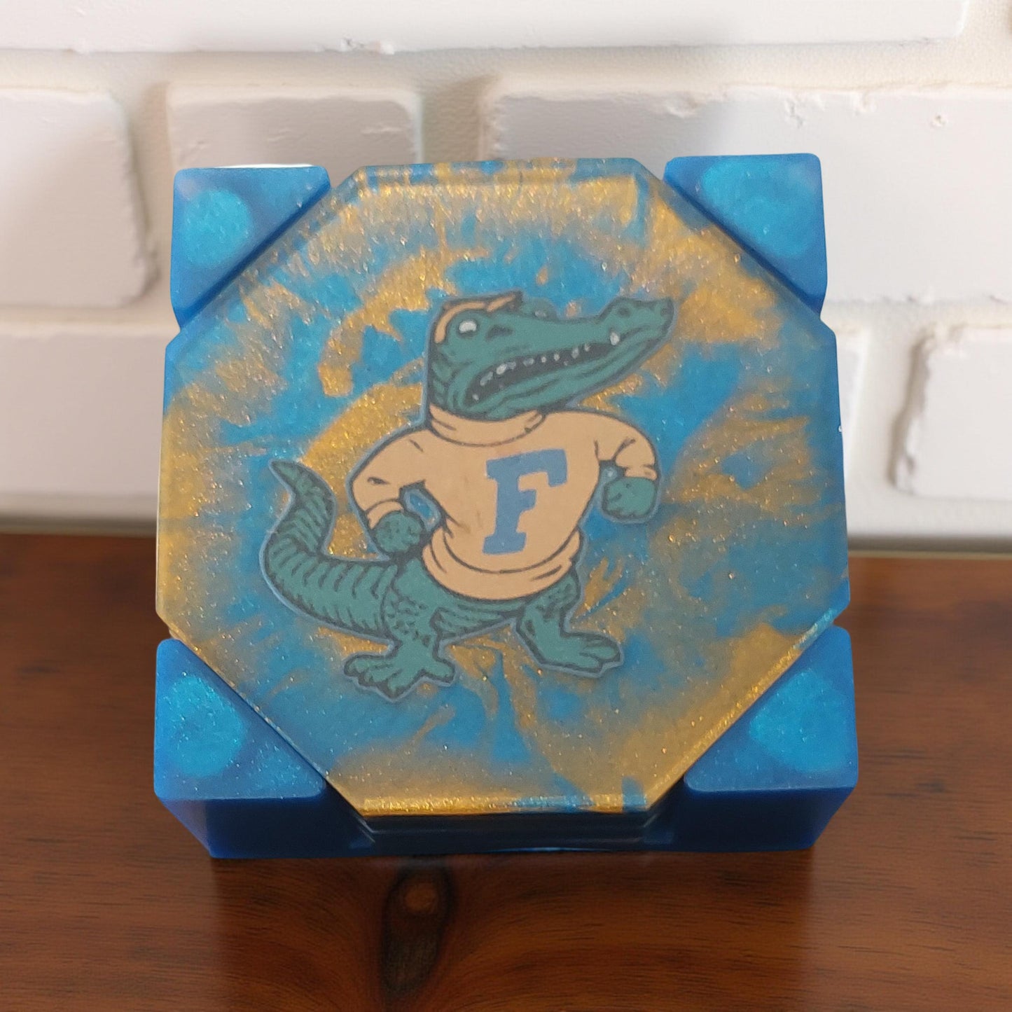Resin Team Coaster Sets - College