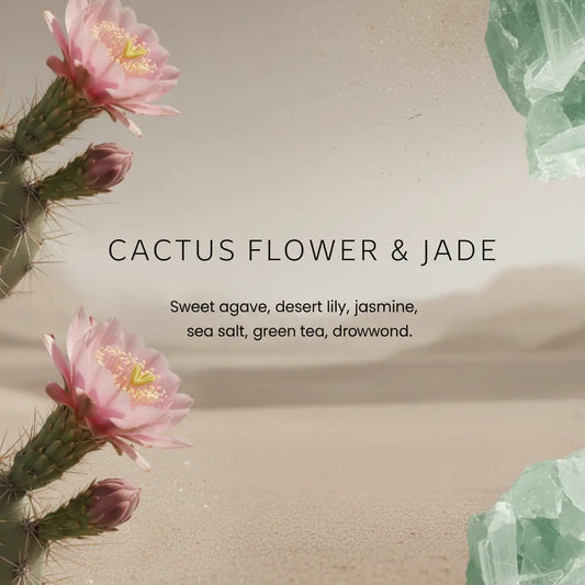 Coconut Wax Candle | Cactus Flower & Jade | 9 oz Kayla's Candles and Creations