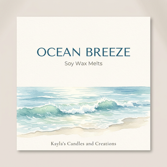 Ocean Breeze scent card