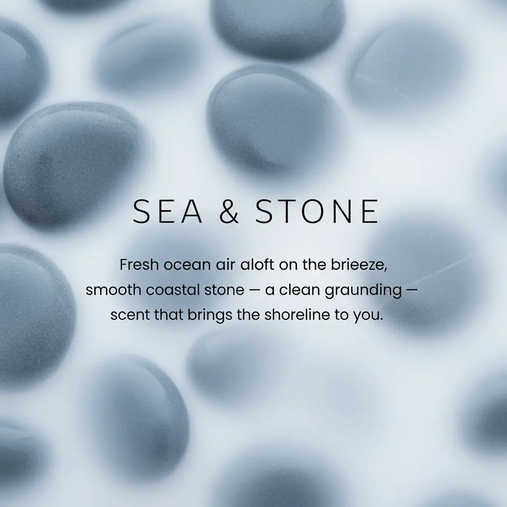 Sea & Stone Coconut Wax Candle | 9oz Kayla's Candles and Creations