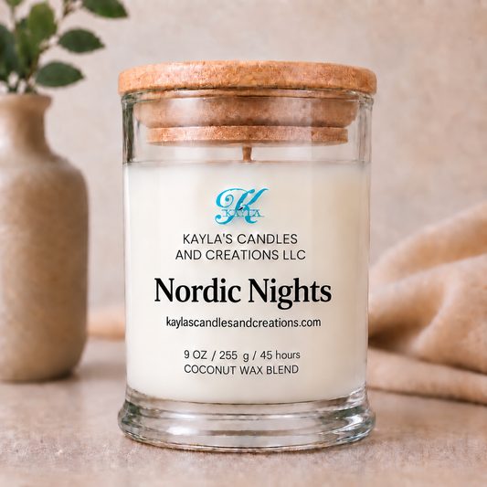 Christmas Evergreen candle
