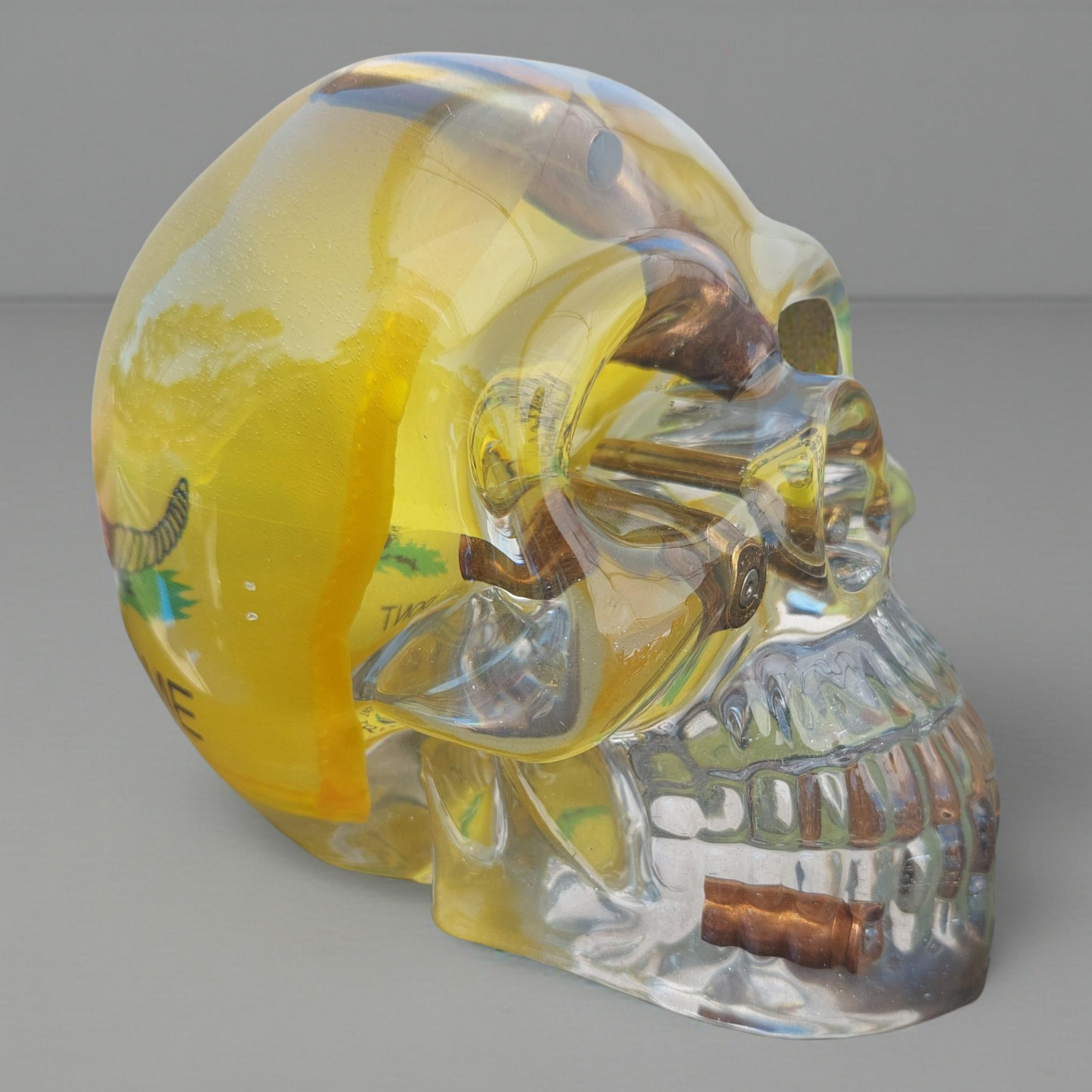 Extra Large Don't Tread On Me Flag Skull