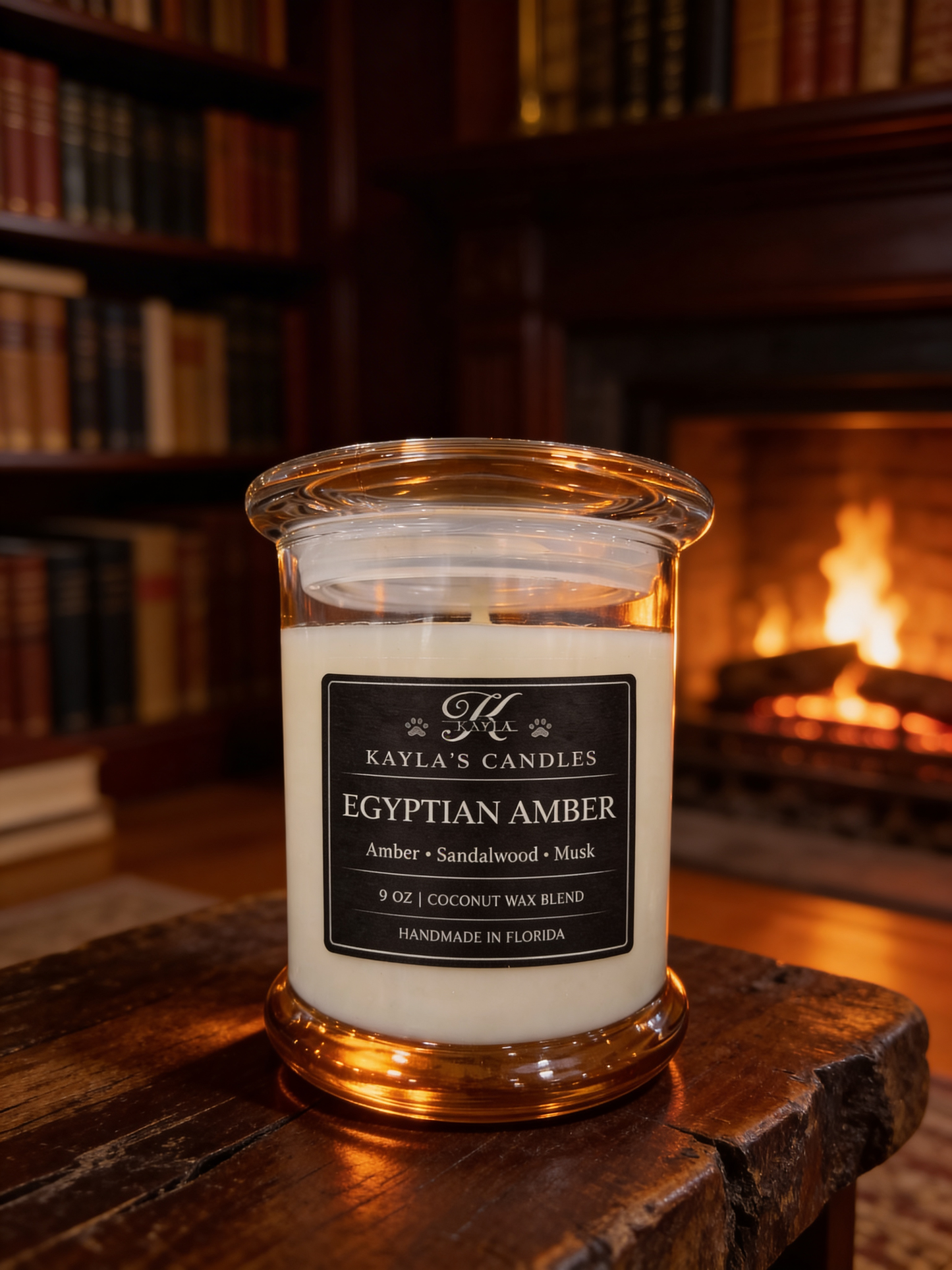 Egyptian Amber Coconut Wax Candle | 9oz