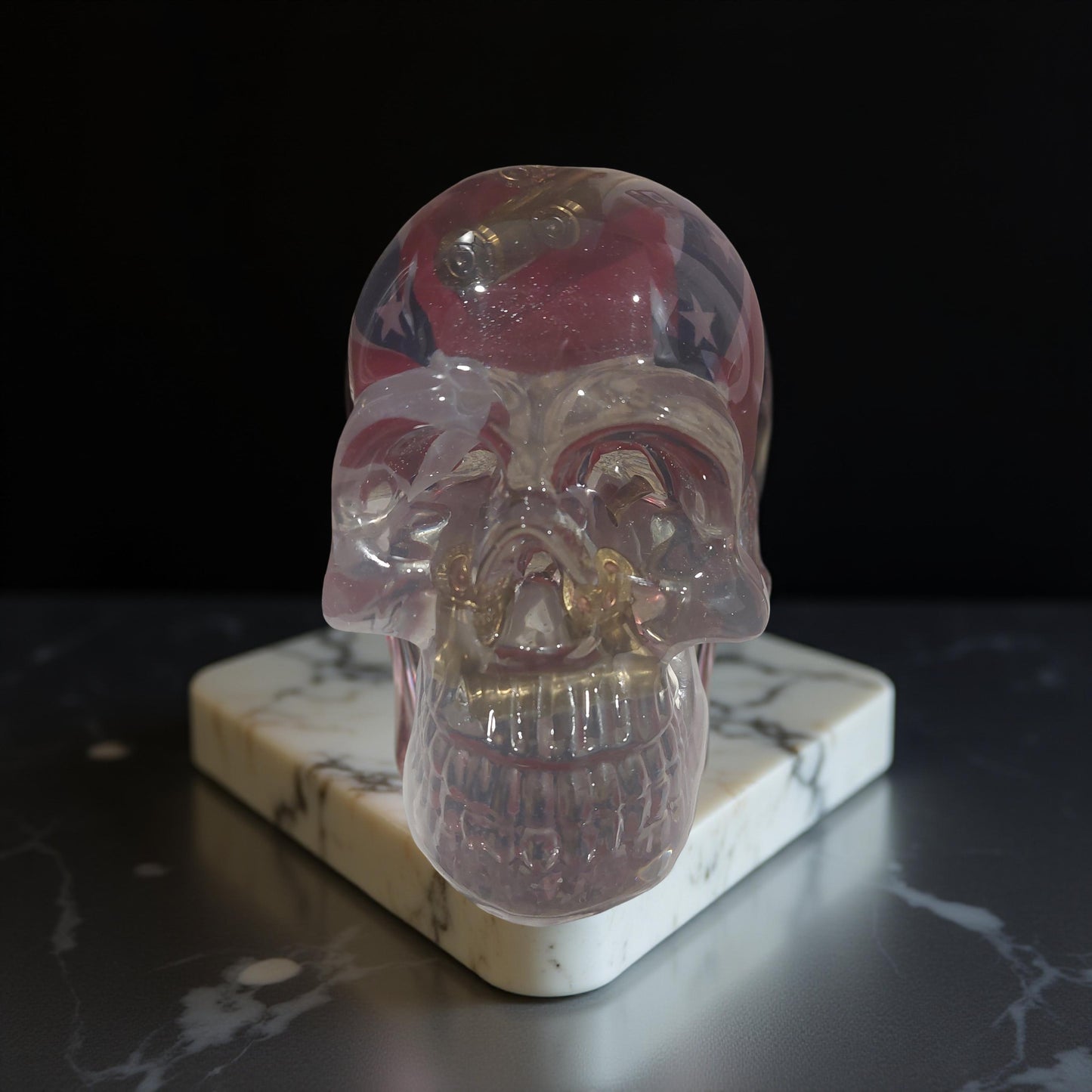 EXTRA LARGE CONFEDERAE FLAG SKULL