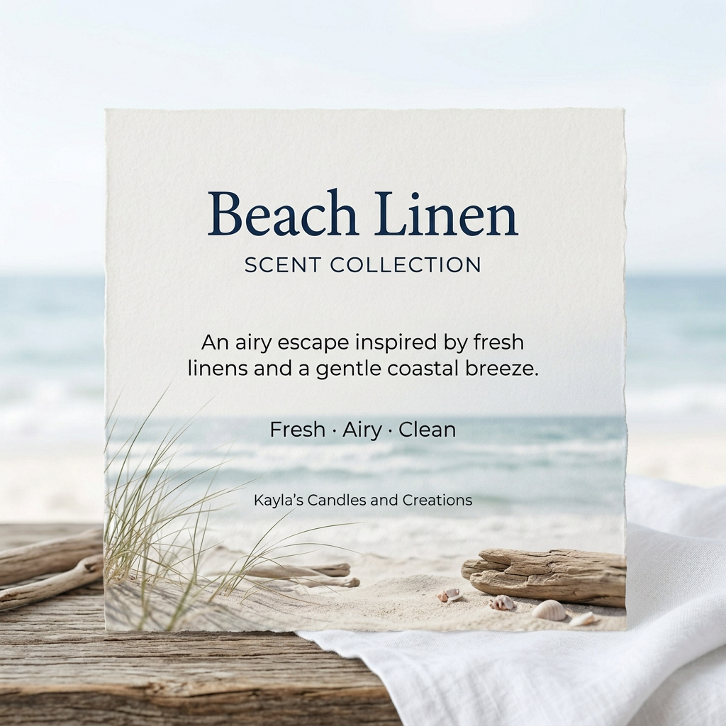 Beach Linen scent card