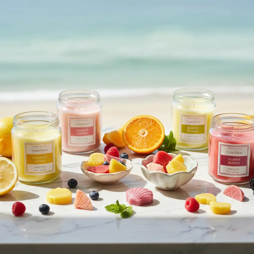 Scented Soy Wax Melts – Citrus & Fruity Collection Kaylas Candles and Creations