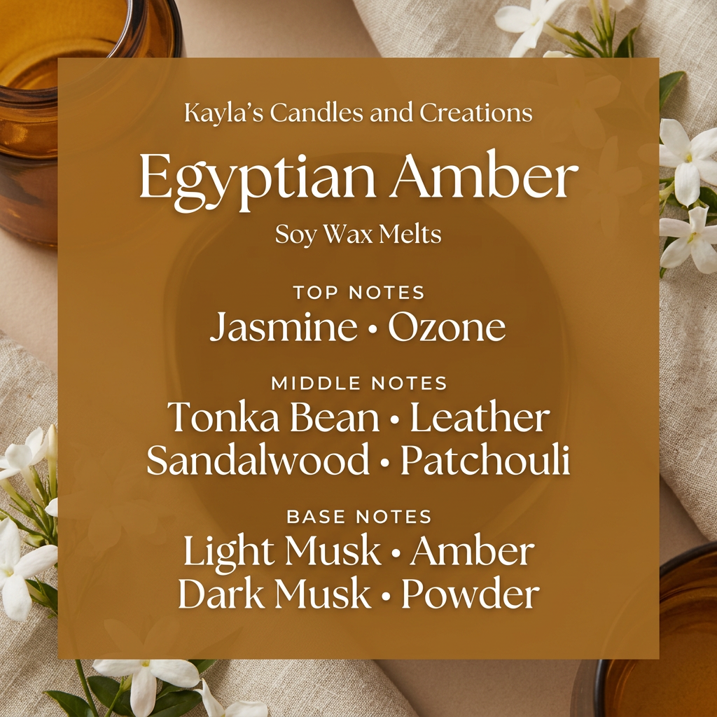 Egyptian Amber Soy Wax Melts