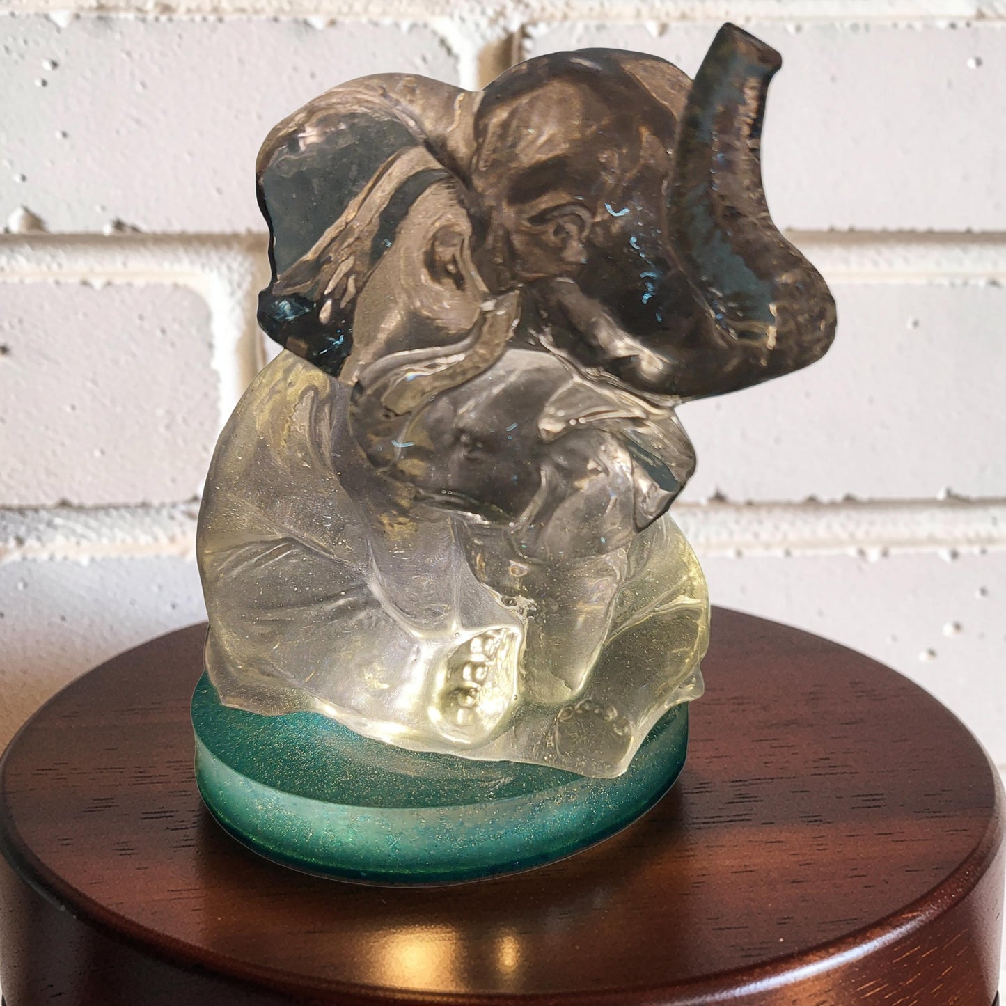 Handcrafted Resin Elephant Night Light