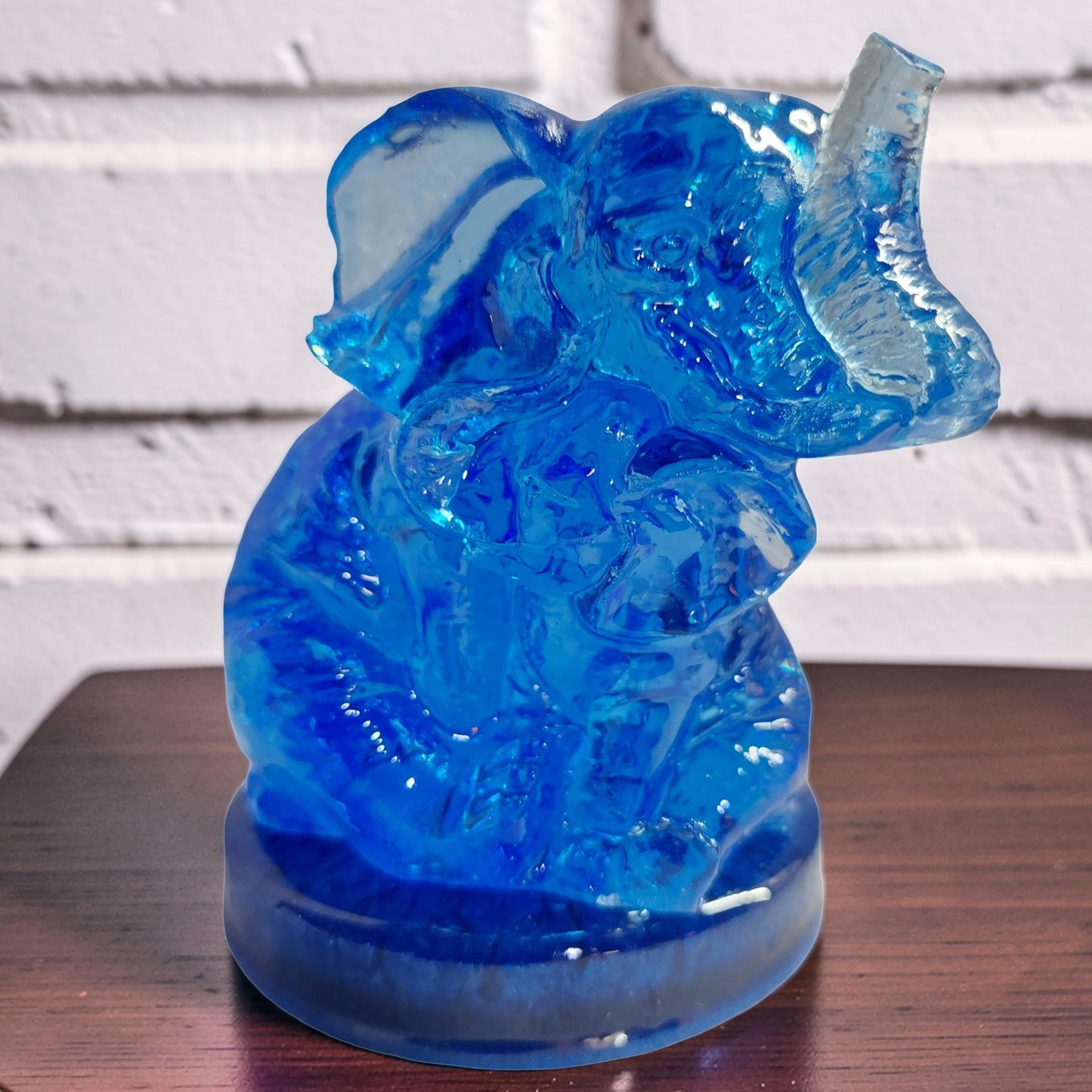 Handcrafted Resin Elephant Night Light