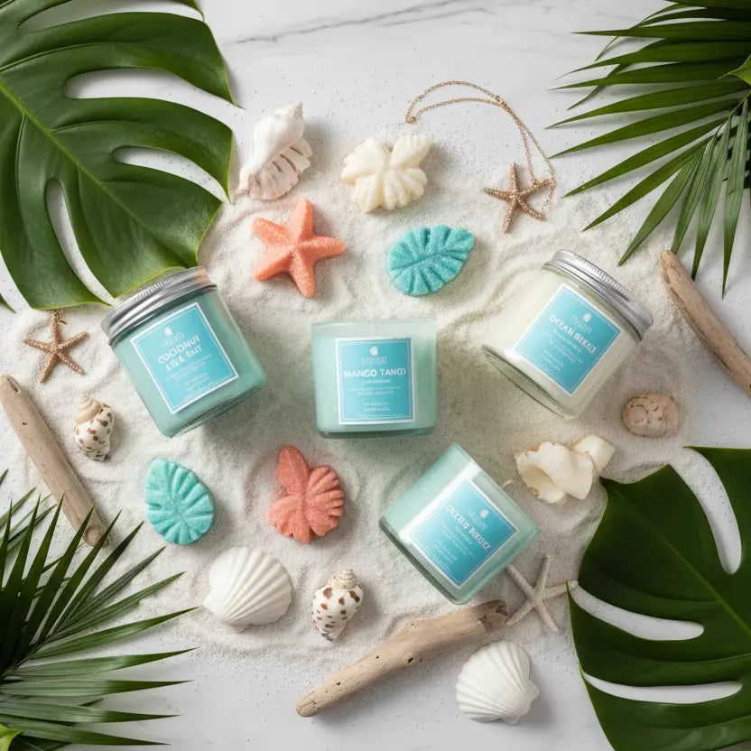 Scented Soy Wax Melts – Tropical & Coastal Collection Kaylas Candles and Creations